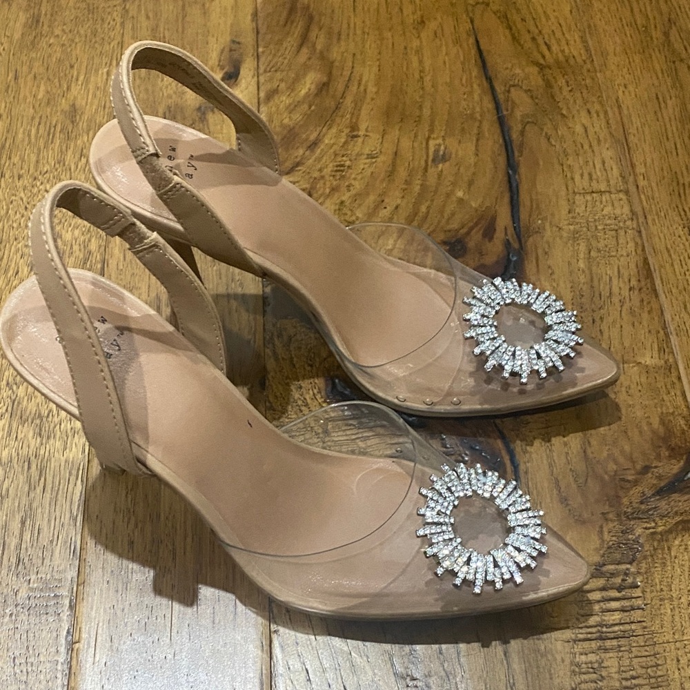 Elegant A New Day Tan Slingback Women's Shoes